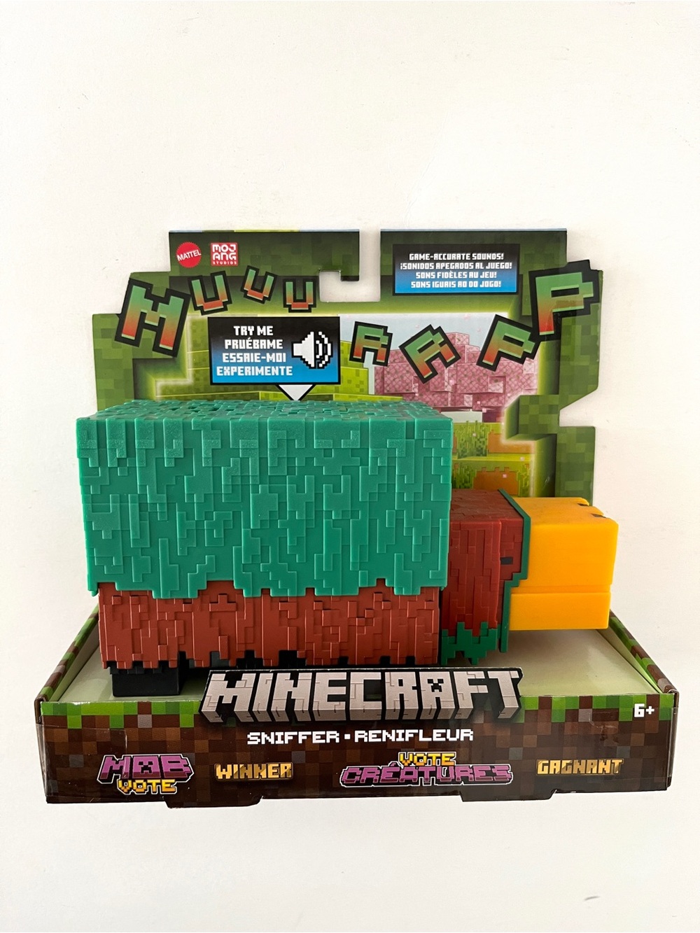 Brand New Minecraft Sniffer Interactive Figure